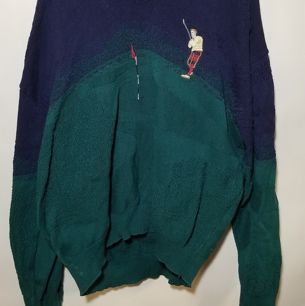 Vintage Golf Knit Sweater Linksport